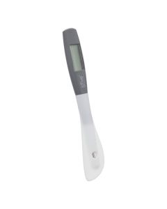 Digital spatul and thermometer, ABS/silicon, gri, 4.2x1.8x24.5 cm