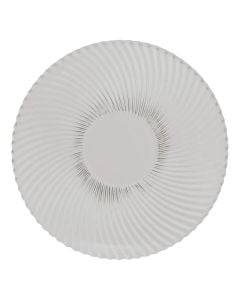 Serving plate Odyssee, glass, transparent, Dia. 26 x H 1.8 cm