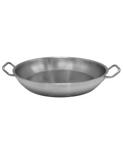 Pan with two handles Agnelli, stainless steel, silver color, Dia. 36 x H 6 cm