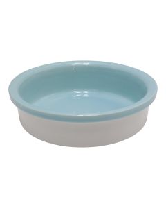 Porcelain insert for pans, blue, Dia. 16 x H 4 cm