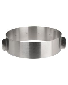 Springform, stainless steel, silver color, Dia. 16-30 cm