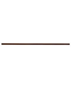 Curtain rod, wood, dark brown, Dia. 35 mm x 4m