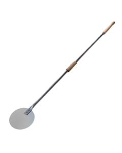 Professional oven accessory with tail 'Forcella', stainless steel, silver color, Dia. 18 x H 170 cm