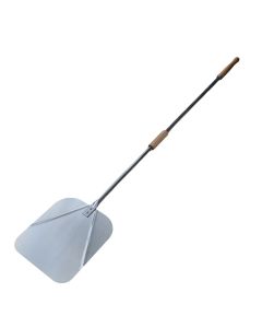 Professional oven accessory with tail 'Fuorigrotta', stainless steel, silver color, 33x29x170 cm