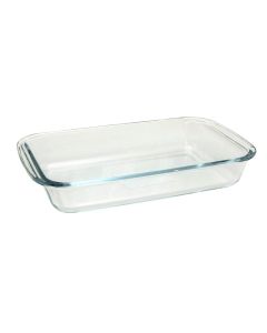 ItalCasa oven dish, glass, transparent, 1.6L / 29.5x17.4x5.05 cm