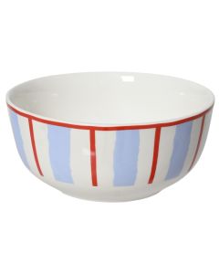 Tas Sea, porcelan, e bardhë me dizenjo gaforre, Dia. 14 x H 6.3 cm