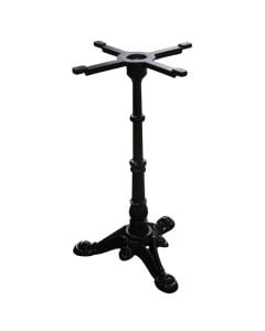 Bazament gize per tavoline, gize, ngjyre e zeze, suprine 43x43 cm, lartesi 73 cm