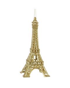 Objekt dekoruese me varje, kulla eiffel, ngjyre gold, l7,5xw7,5xh10cm