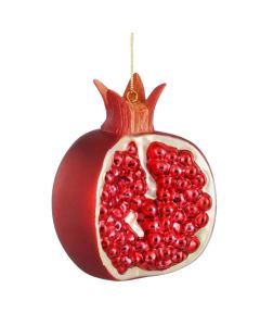 Objekt dekoruese me varje, shege, ngjyre e kuqe, l8xw6xh9,5cm