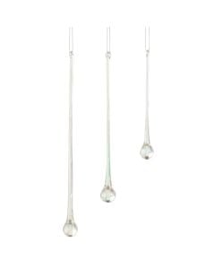 Objekt dekorues me varje, kristal, ngjyre transparente, l27xw9xh2,5cm