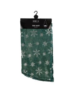 Tree base, textile, green color, D120 cm