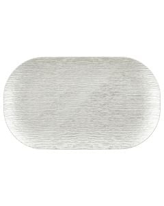 Pjate dekorative Christmas, ngjyre perle, l43xw25,5xh3cm