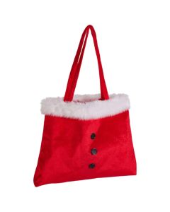 Gift bag, Christmas, red, 46x37 cm
