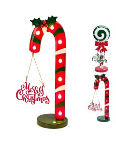 Objekt dekorues me ndricim, Candy, 47 cm,