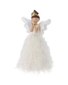 Personazh dekorativ me ndricim LED, ANGEL, 22x22x36 cm, bateri 3xAA