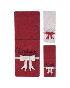 Christmas gift bag, polyester, 7x8.5 cm