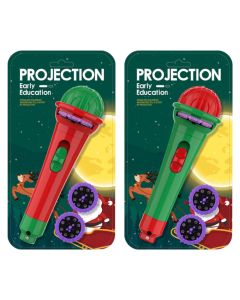 Projektor LED Christmas, 15 cm, bateri 3x AG10