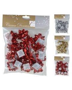 Packaging flowers, polyester, 20 pieces, different colors