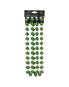 Christmas decorative string, green spheres, D.2cm x L.270cm