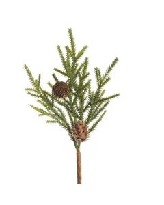 Decorative Christmas branches, PE, pine, L.5cm x W.13cm x H.24cm