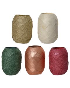 Shirit dekorues paketimi, ngjyra te ndryshme, L.2000cm x W.1cm x H.0.2cm