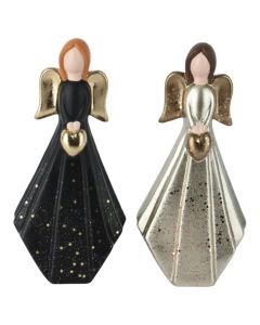 Objekt dekorues, Engjell, poliresine, L.7.4cm x W.9.8cm x H.22.7cm