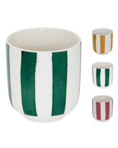 Cherry espresso cup, porcelain, assorted colors, 10 cl / Dia. 5.8 x H 6.5 cm
