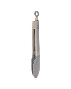 Solstice cooking tongs, stainless steel, grey, 27.5 cm