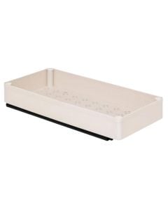 Organizues rafti me tërheqje Stora, çelik/ABS, bezhë, 17.5x38.6x6.7 cm