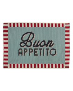 Della Pasta kitchen rug, polypropylene, multicolored, 60x90 cm