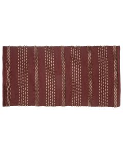 Bota rug, cotton/polyester, terracotta, 70x140 cm