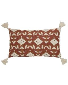 Sienna decorative pillow, rayon, terracotta, 30x50 cm