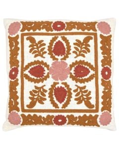Sienna decorative pillow, polyester/rayon, multicolored, 45x45 cm