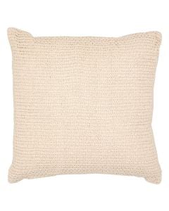 Oceania decorative pillow, polyester/rayon, beige, 40x40 cm