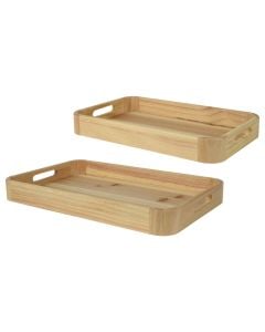 Tina serving tray, wood, natural, 30.5x48.5x5.5 cm