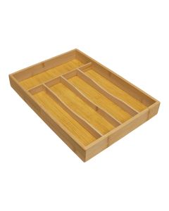 Drawer organizer, bamboo, natural, 25x34 cm