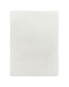 Cutting board, plastic, white, 40x30x2 cm