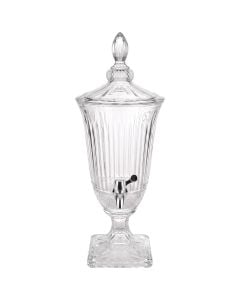 Dispencer me rubinet, qelq, transparente, 2 L / Dia. 12 x H 45 cm