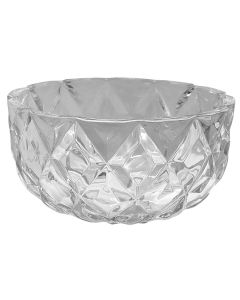 Candy holder, glass, transparent, Dia. 24.8 x H 12.5 cm