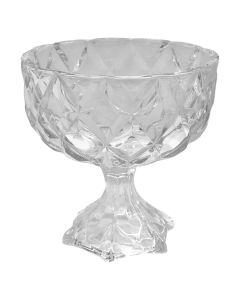 Candy holder, glass, transparent, Dia. 24.8 x H 24 cm