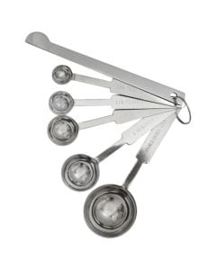 Lugë matëse, inoks, ngjyrë argjendi, 6 pcs