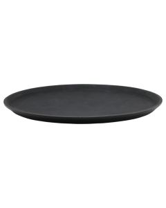 Tabaka rrethore profesionale, plastike/silikon, e zezë, Dia. 40 cm