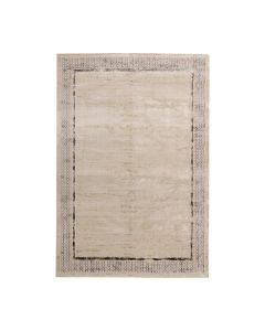 Tapet Lowa, poliestër, krem/antrazit, 133x190 cm