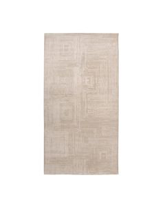 Rrugicë Icon, 100% akrilik, gri e hapur/ e fildishtë, 80x150 cm