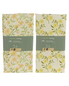 Tablecloth runner, polyester, assorted colors, 32x140 cm