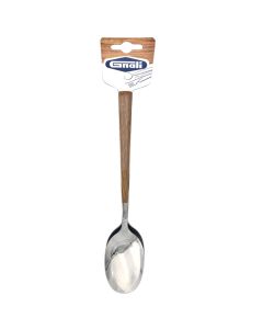 Lugë tavoline Dafne (PK2), inoks/plastike, ngjyrë argjendi/lisi, 20.5 cm