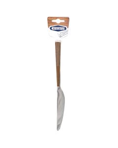 Thikë tavoline Dafne (PK2), inoks/plastike, ngjyrë argjendi/lisi, 23 cm