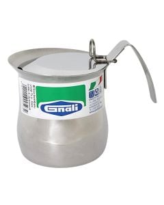 Kremiere me kapak Echo, inoks, ngjyrë argjendi, 350 ml / Dia. 8 x H 8.8 cm