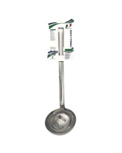 Delta serving ladle, stainless steel, silver color, Dia. 10 cm