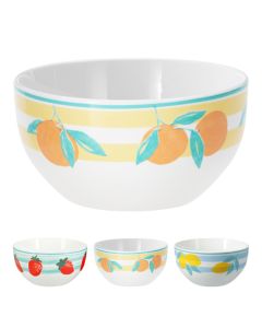 Tas Fruits, porcelan, ngjyra të ndryshme, Dia. 14 cm